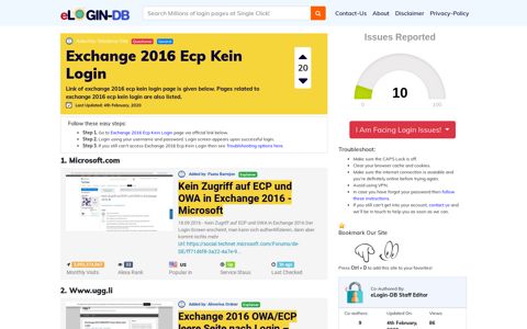 Exchange 2016 Ecp Kein Login - штыефпкфь login 0 Views