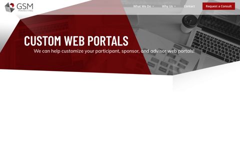 Participant Web Portal - GSM Marketing