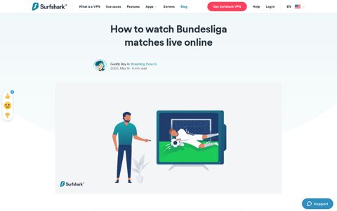 How to watch Bundesliga live streams online 2020 - Surfshark
