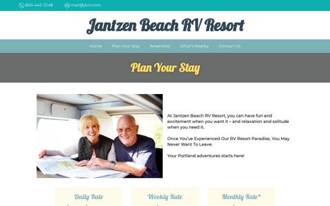 Plan Your Stay – Jantzen Beach RV Resort