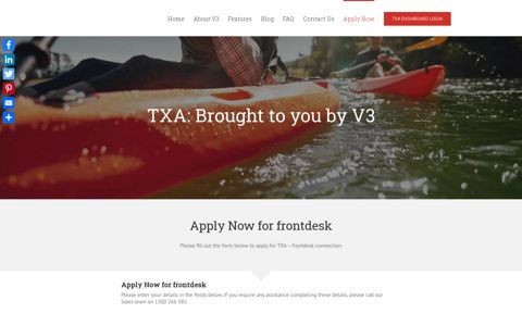 Apply Now for frontdesk - TXA - Tourism Exchange Australia
