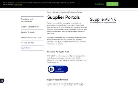 Supplier Portals - Kimberly-Clark