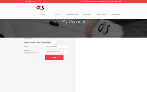 Cash Collection Services | Log In | G4S - G4S Cash Collections
