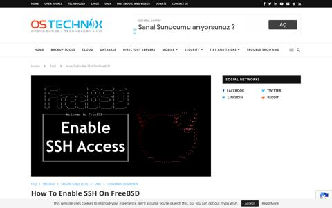 How To Enable SSH On FreeBSD - OSTechNix
