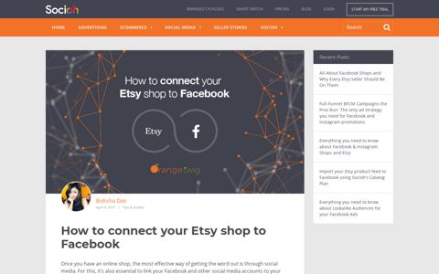 How to connect your Etsy shop to Facebook - Socioh