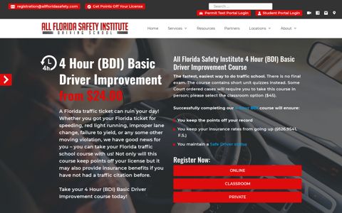 4 Hour (BDI) Basic Driver Improvement - All Florida Safety ...