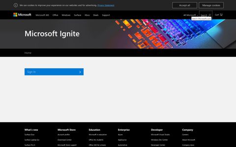 Login - Login to your account - Microsoft Ignite