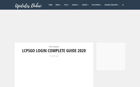 Lcpsgo Login Complete Guide 2020 - UpdatesDubai.com