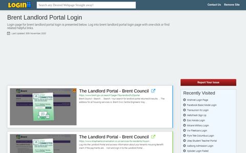 Brent Landlord Portal Login - Loginii.com