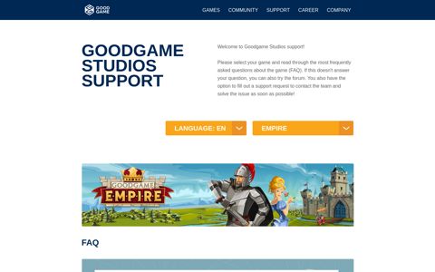 Support | Goodgame Studios