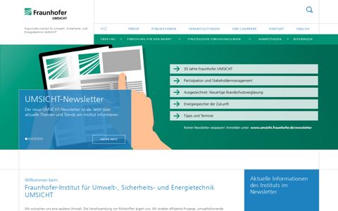 Fraunhofer UMSICHT - Energie, Prozesse, Produkte in ...