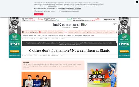 Clothes don't fit anymore? Now sell them at Elanic - The ...