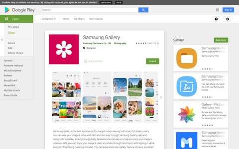 Samsung Gallery - Apps on Google Play