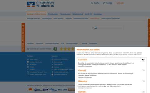 Emsländische Volksbank eG Online-Banking - EVB Meppen