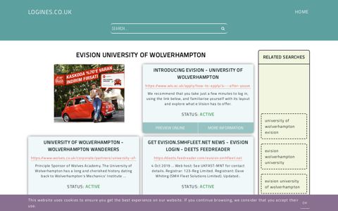 evision university of wolverhampton - General Information ...