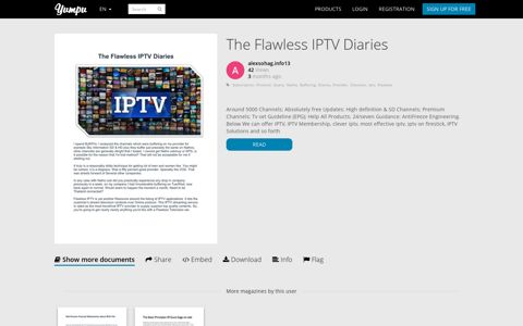 The Flawless IPTV Diaries