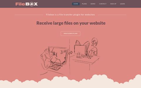 Filebox - File transfer plugin for websites