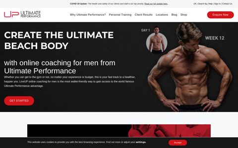 LiveUP Beach Body Plan for Men | Beach Body Workout ...