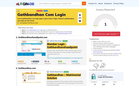 Gathbandhan Com Login - A database full of login pages from ...