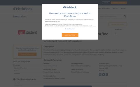 Iamstudent Company Profile: Valuation & Investors | PitchBook