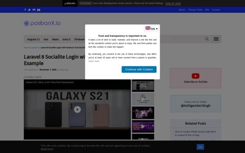 Laravel 8 Socialite Login with Facebook Tutorial with Example ...