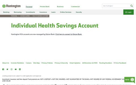 Health Savings Gateway | Huntington - Huntington Bank