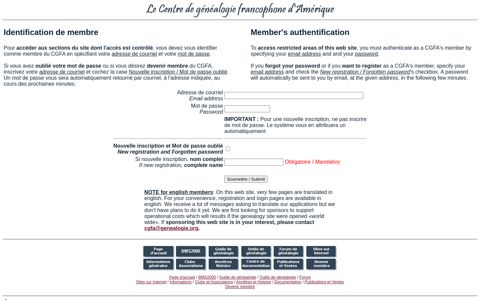 CGFA - Membership - Centre de généalogie francophone d ...