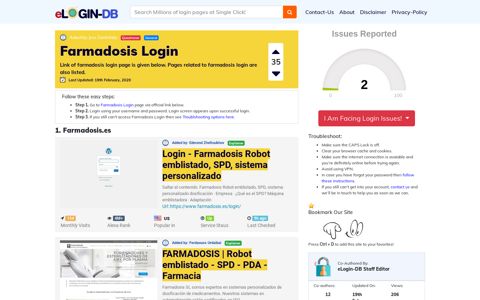 Farmadosis Login - A database full of login pages from all ...