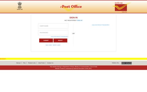 Login - e Post Office