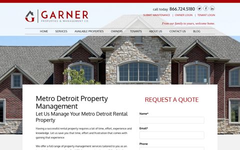 Metro Detroit Property Management - Garner Properties ...