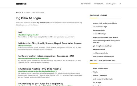 Ing Diba At Login ❤️ One Click Access - iLoveLogin