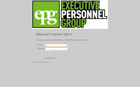 Client and Customer Sign In - Executive Personnel Group ...