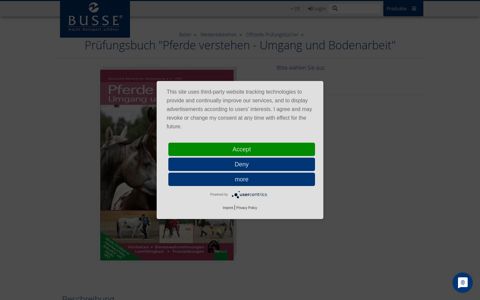 BUSSE Reitsport | Prüfungsbuch "Pferde verstehen | FN-Verlag