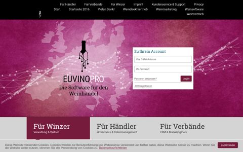 EuvinoPRO – Die Software für den Weinhandel