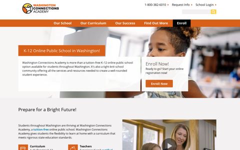 Washington Online Public School for K-12 | WA Connections ...