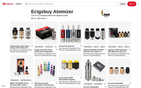 Ecigsbuy Atomizer - Pinterest