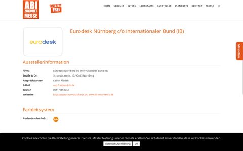 Eurodesk Nürnberg c/o Internationaler Bund (IB) - ABI Zukunft