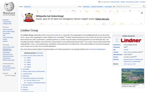 Lindner Group – Wikipedia