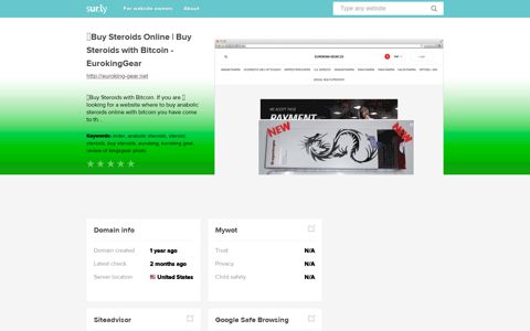 euroking-gear.net - Buy Steroids Online | Buy Ster... - Sur.ly