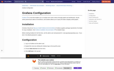 Grafana Configuration | GitLab