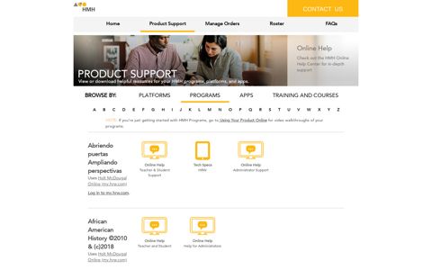 Get Started With A Program - Houghton Mifflin Harcourt