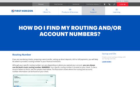 How Do I Find My Routing & Account Numbers? - First ...