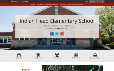 Indian Head Elementary School: Home