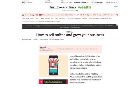 Online Business: How to sell online and grow your business