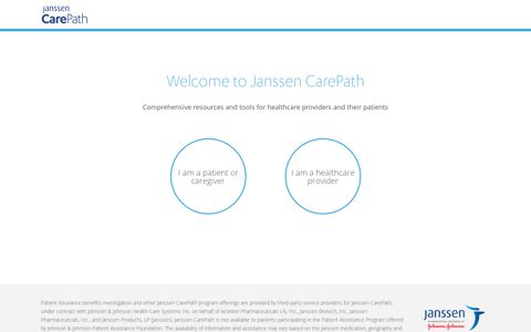 Welcome to Janssen CarePath