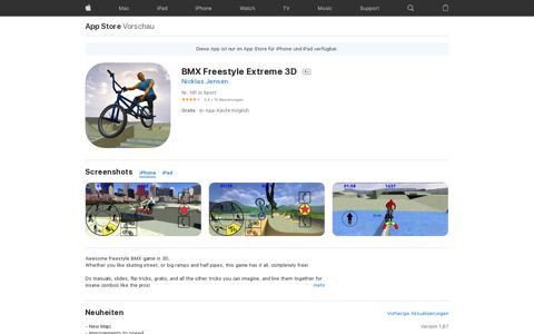 ‎BMX Freestyle Extreme 3D im App Store