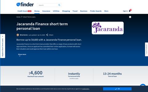 Jacaranda Finance personal loan review, fees and interest ...