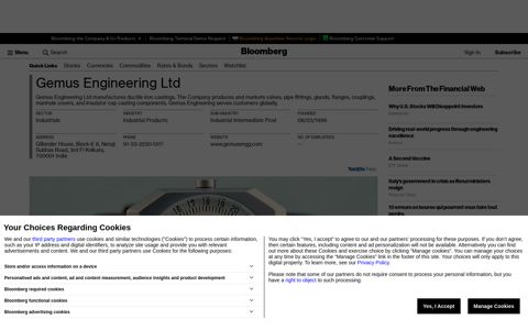Gemus Engineering Ltd - Company Profile and News ...