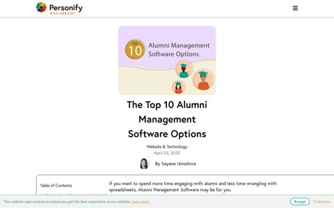 The Top 10 Alumni Management Software Options - Wild Apricot