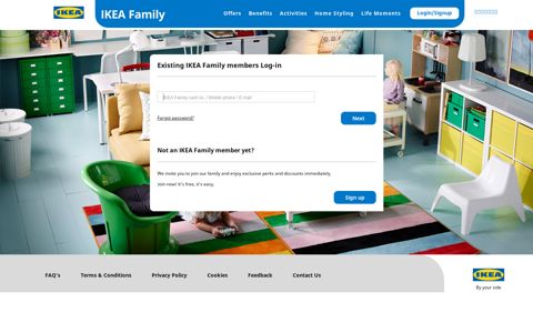 FAMILY Login | IKEA Family Card
